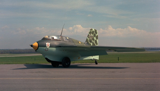 The Komet currently on display at the Canadian Aviation and Space Museum