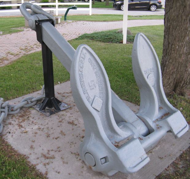 Byers anchor very similar to the Wahl anchor in Clayton, Ny. Note similar swastika marking.