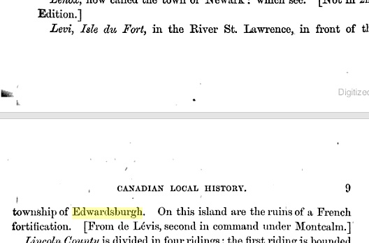 Excerpt from 1876 book mentioning ruins of a Fort near Prescott.