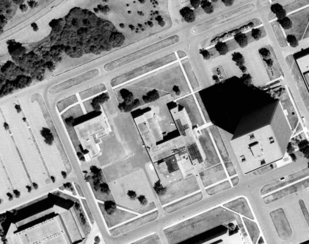 Atomic Energy of Canada Limited Buildings located on the Tunney's Pature Complex that housed the SLOWPOKE nuclear reactor 1971-84.