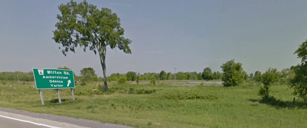 Location of now demolished Kohl 401 rest stop in Odessa, On.