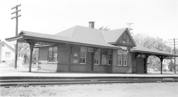 The Canadian Pacific Railway Station in Westboro at the end of Roosevelt St.