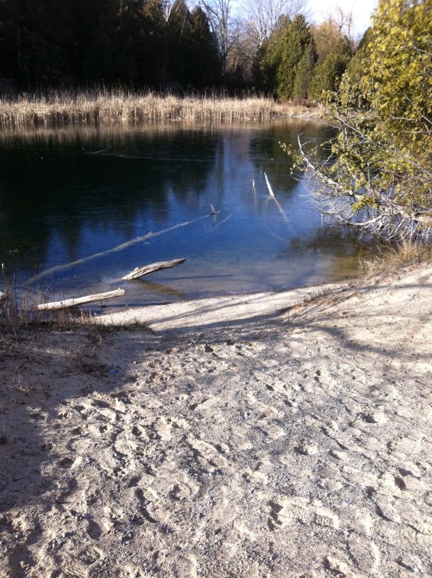 The area is very sandy, and is now part of Sandbanks Provincial Park.