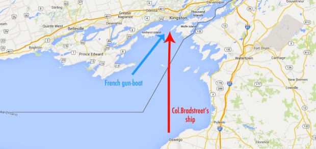 The Lake Chase Incident of 1758