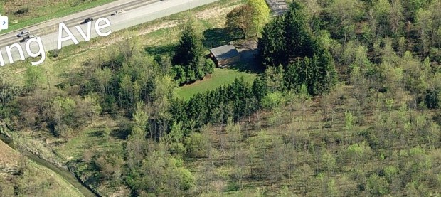 "Building 67", the world's first UFO research facility off Carling Ave. near Shirley's Bay. Demolished 2011. (photo Bing Maps)