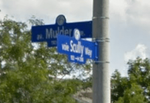 Street signs at an intersection in east Ottawa..Orleans. (photo Google Streetview)
