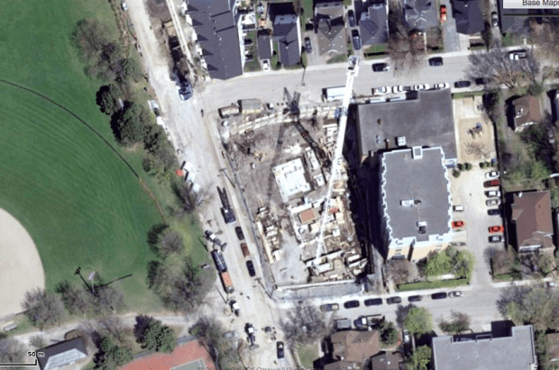 The hotel and its outdated image were demolished in 2006 to make room for the Edgewood Care Centre.