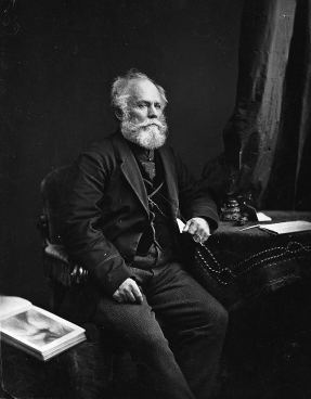 Sir Hugh Allan. Shipping magnate and the richest man in Canada. 