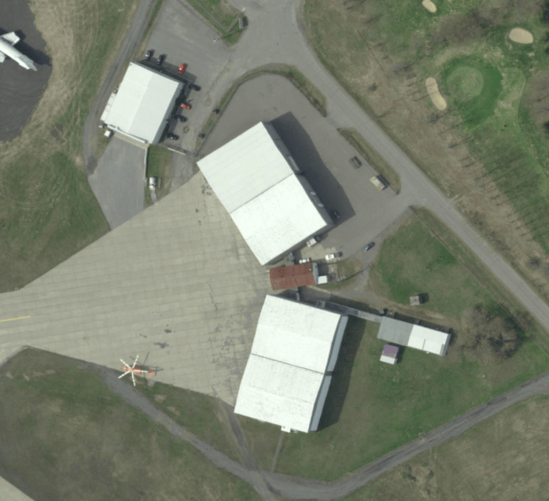 a current aerial image of the old Cold War facility. Net ORANG medi-vac chopper. 