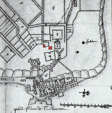 Plan_Quebec_Bourdon_1664MARKED CROPPED