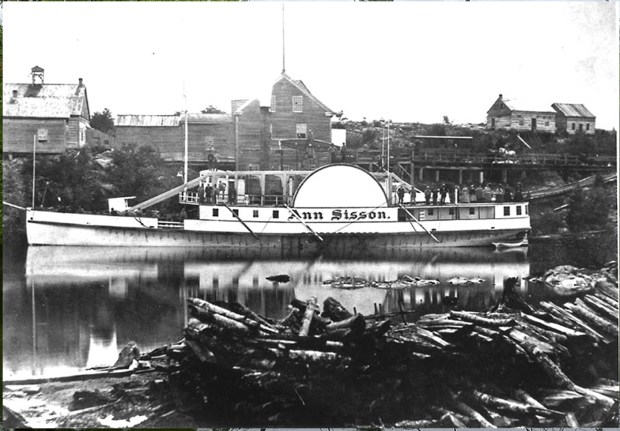 Anne Sison-docked at Pontiac, Qc-Credit: Library and Archives Canada